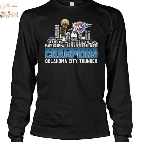 Oklahoma City Thunder 2025 Champions Unisex T-Shirt