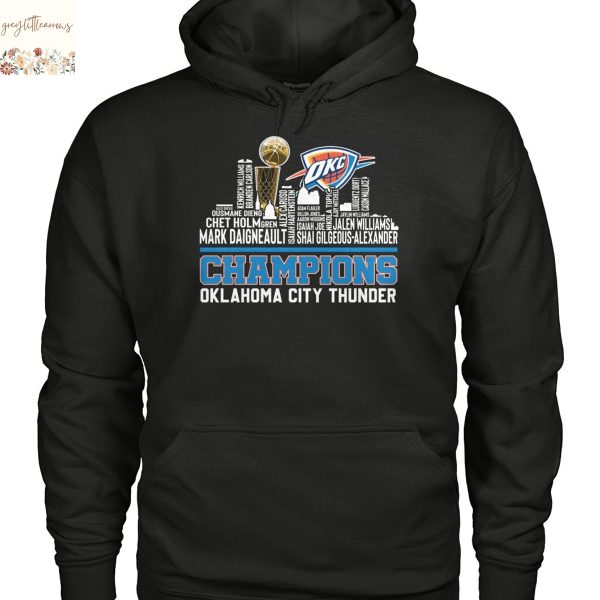 Oklahoma City Thunder 2025 Champions Unisex T-Shirt