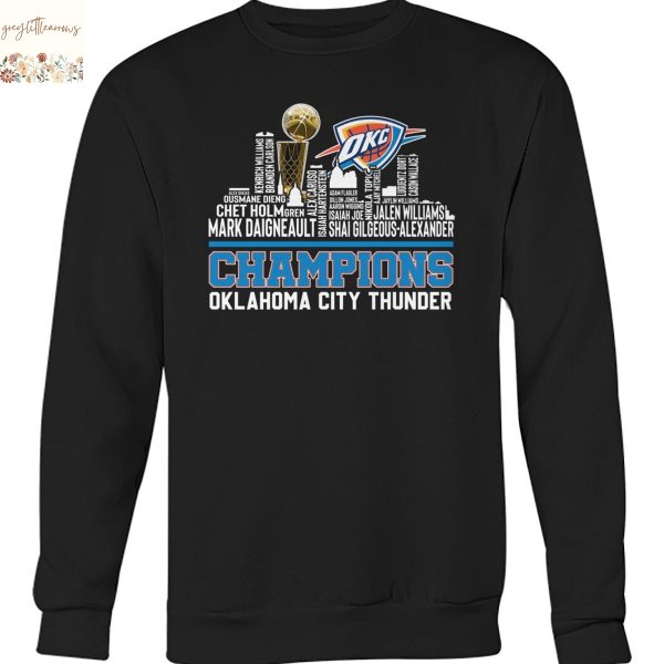 Oklahoma City Thunder 2025 Champions Unisex T-Shirt