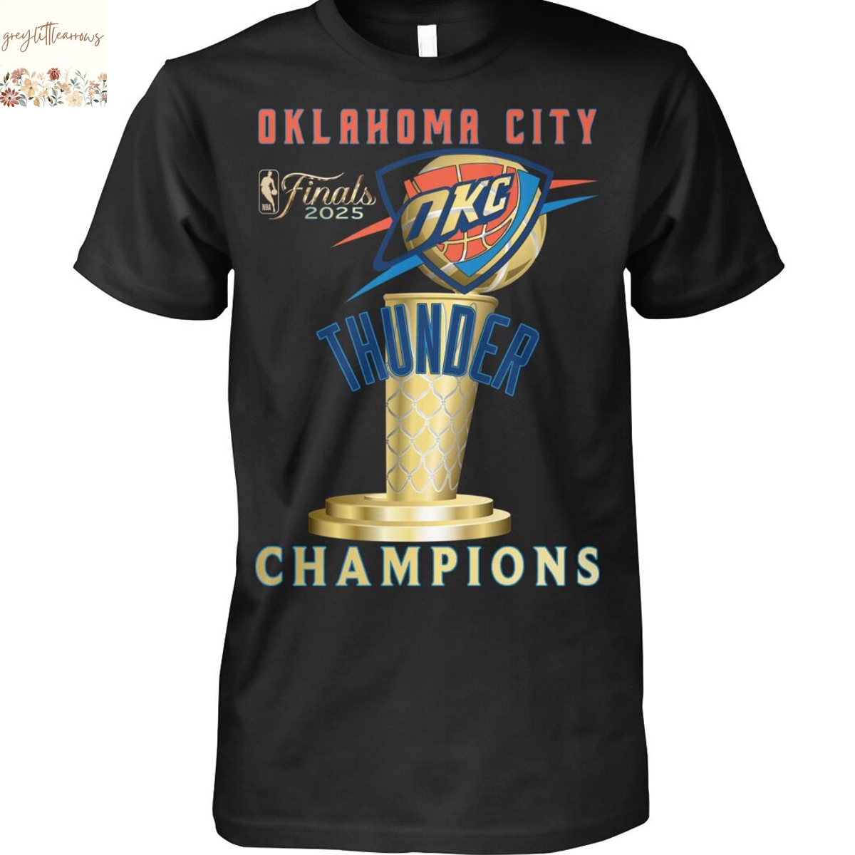 Oklahoma City Thunder Finals 2025 Champions Unisex T-Shirt