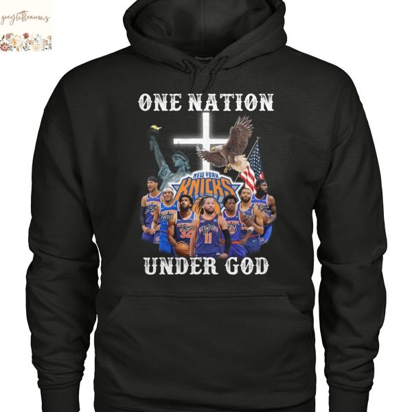 One Nation Under God New York Knicks Signature Unisex T-Shirt