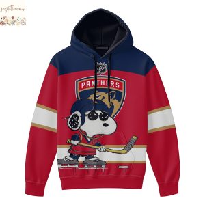 Personalized Florida Panthers Peanuts Snoopy Hoodie