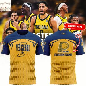 Personalized Indiana Pacers Finals 2025 YES CERS 3D T-Shirt