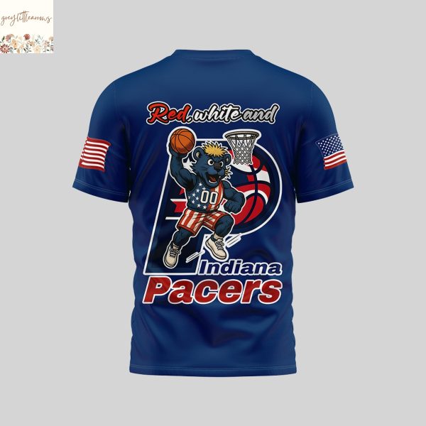Red White And Indiana Pacer 3D T-Shirt