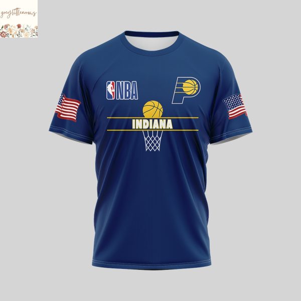 Red White And Indiana Pacer 3D T-Shirt