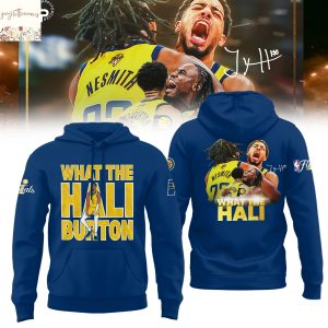 What The Hali Burton Indiana Pacers 2025 Signature Hoodie – Blue