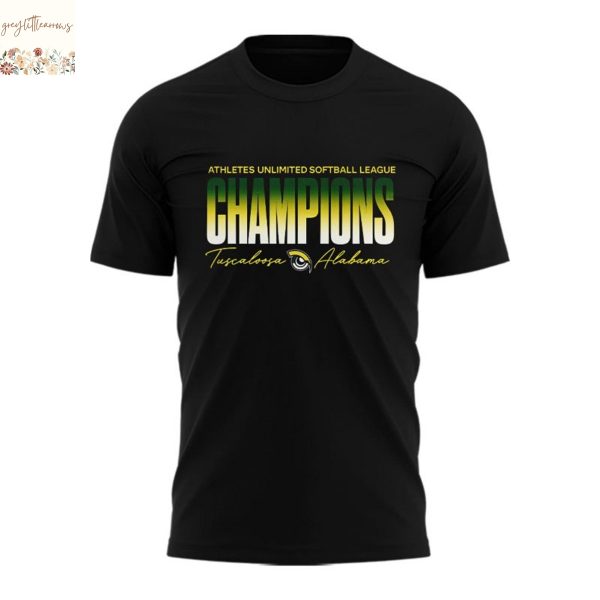 2025 AUSL Inaugural Season Champions Talons Softball 3D T-Shirt