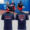 2025 USA Softball 3D T-Shirt – Black