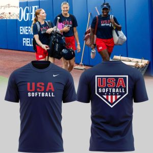2025 USA Softball 3D T-Shirt
