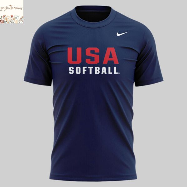 2025 USA Softball 3D T-Shirt