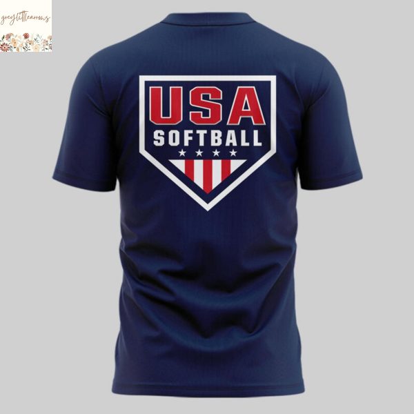 2025 USA Softball 3D T-Shirt