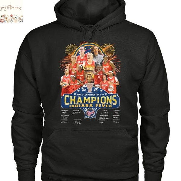2025 WNBA Commissioner Cup Champions Indiana Fever Congrats Fever Signature Unisex T-Shirt