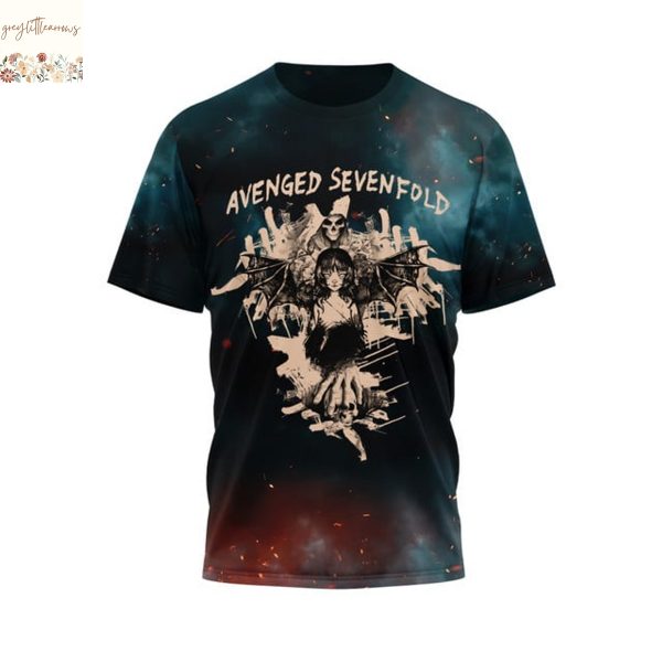 Avenged Sevenfold Life Is But A Dream Latin America Tour 2025 3D T-Shirt