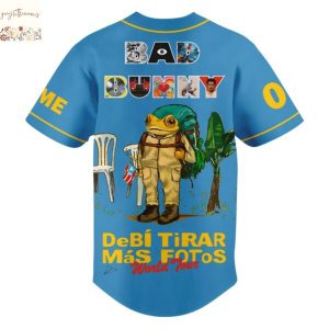 Bad Bunny Debi Tirar Mas Fotos Baseball Jersey