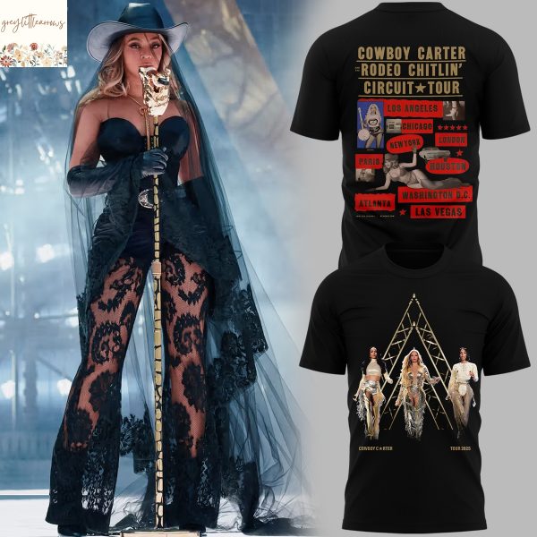 Beyonce x Destinys Child 2025 Cowboy Carter Tour 3D T-Shirt