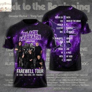 Black Sabbath 1968-2025 Farewell Tour Is This The End My Friend 3D T-Shirt