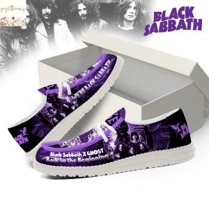 Black Sabbath x Ghost Back To The Beginning Hey Dude Shoes