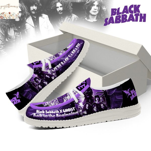 Black Sabbath x Ghost Back To The Beginning Hey Dude Shoes