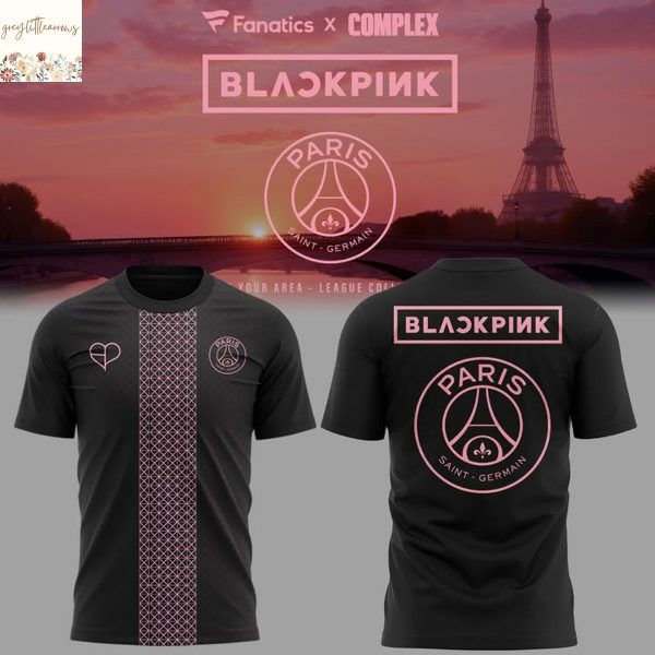 BlackPink x Paris Saint-Germain 3D T-Shirt