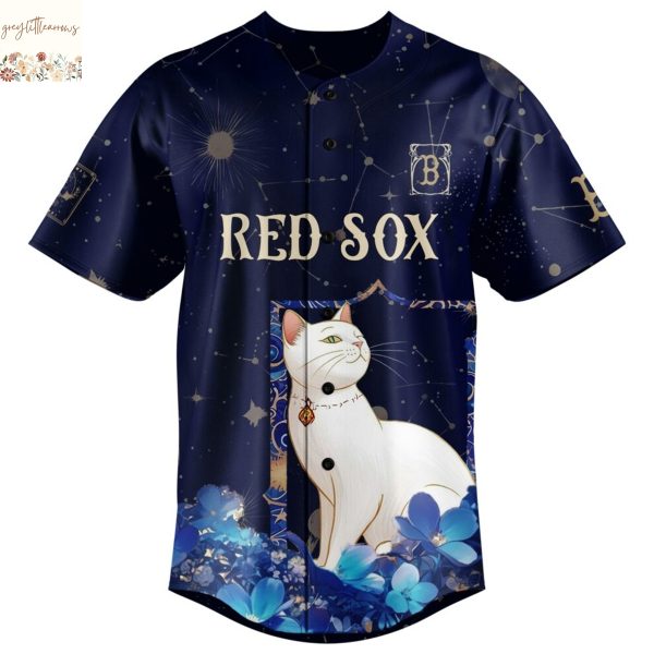 Boston Red Sox x Cat Version Tarot Baseball Jersey