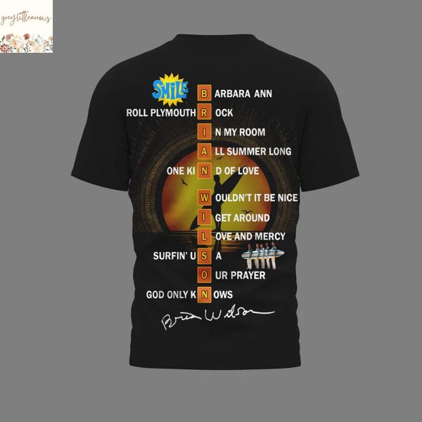 Brian Wilson God Only Knows What I D Be Without You 1942-2025 3D T-Shirt