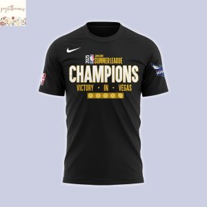 Charlotte Hornets 2025 Summer League Champions 3D T-Shirt