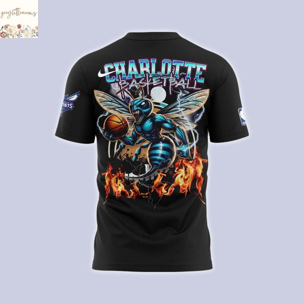 Charlotte Hornets 2025 Summer League Champions 3D T-Shirt