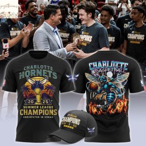 Charlotte Hornets Summer League Champions 2025 3D T-Shirt