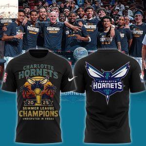 Charlotte Hornets Summer League Champions 2025 Undisputed In Vegas 3D T-Shirt