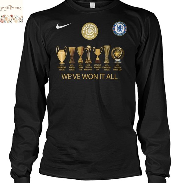 Chelsea We ve Won It All World Champions 2025 Unisex T-Shirt