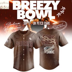 Chris Brown Breezy Bowl XX x San Diego Padres Baseball Jersey – Brown