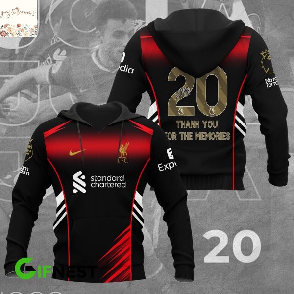 Diogo Jota Liverpool 20 Signature Thank You For The Memories Hoodie
