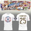 England Football Team 2025 Champions Of The UEFA Women EURO 3D T-Shirt