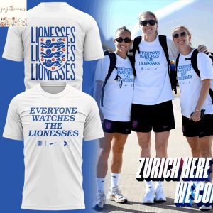 Everyone Watches The Lionesses 2025 3D T-Shirt