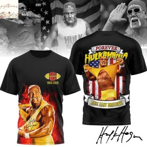 Forever Hulk Hogan Hulkamania Rest Easy Brother 3D T-Shirt