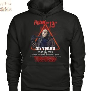Friday The 13th 45 Years 1980-2025 Jason Is Here Unisex T-Shirt