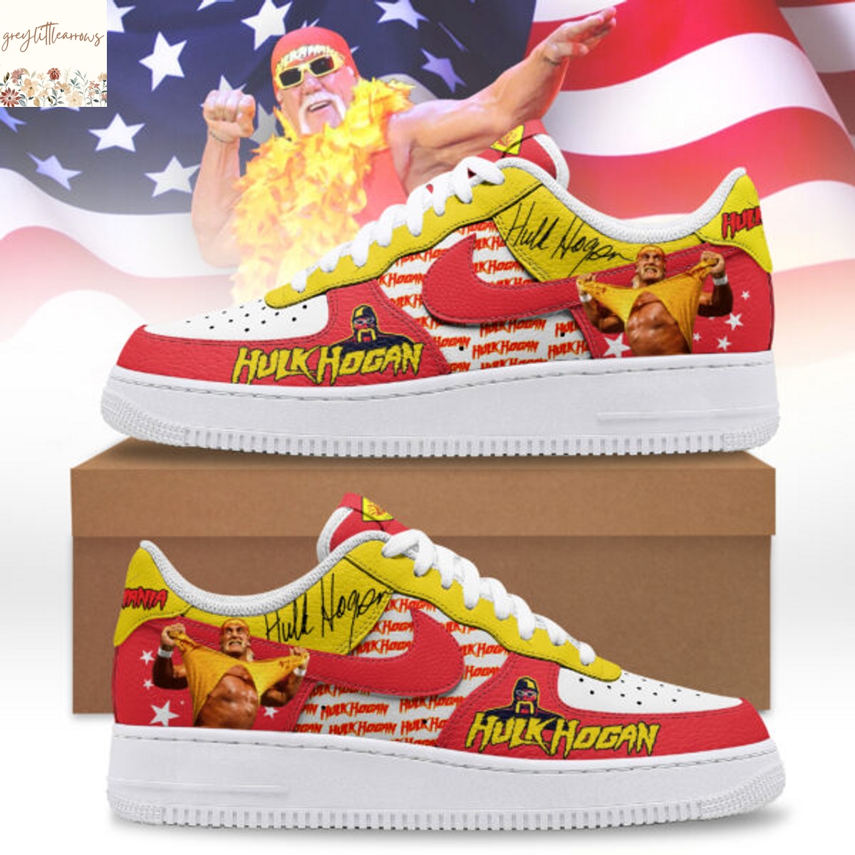 Hulk Hogan Signature Air Force 1 Hulk Hogan Signature Air Force 1