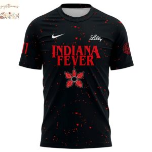 Indiana Fever Stranger Things 3D T-Shirt