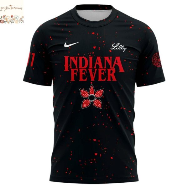 Indiana Fever Stranger Things 3D T-Shirt