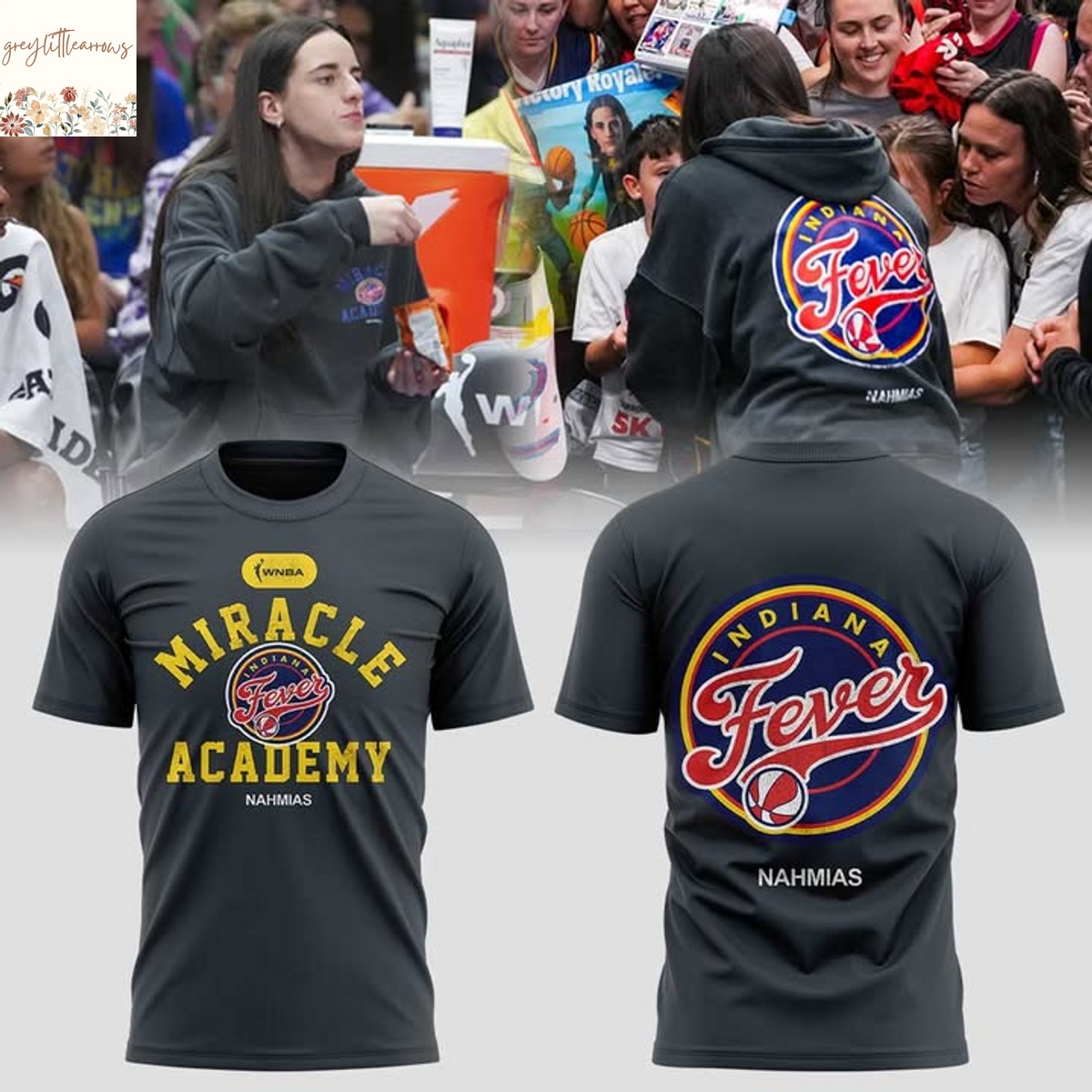 Indiana Fever x Miracle Academy 3D T-Shirt Indiana Fever x Miracle Academy 3D T-Shirt