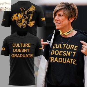 Iowa Hawkeyes Culture Doent Graduate 3D T-Shirt