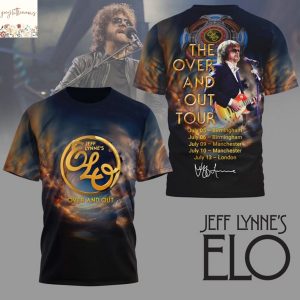Jeff Lynnes S Elo The Over And Our Tour Signature 3D T-Shirt