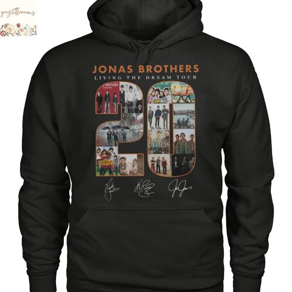 Jonas Brothers Living The Dream Signature Unisex T-Shirt