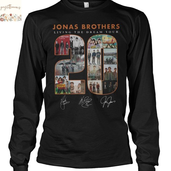 Jonas Brothers Living The Dream Signature Unisex T-Shirt