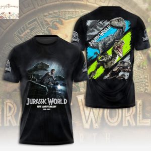 Jurassic World 10th Anniversary 2015-2025 3D T-Shirt