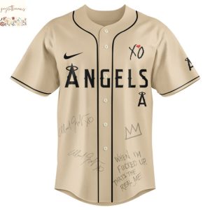 LAA x The Weeknd After Hours Til Dawn 2025 Tour Baseball Jersey