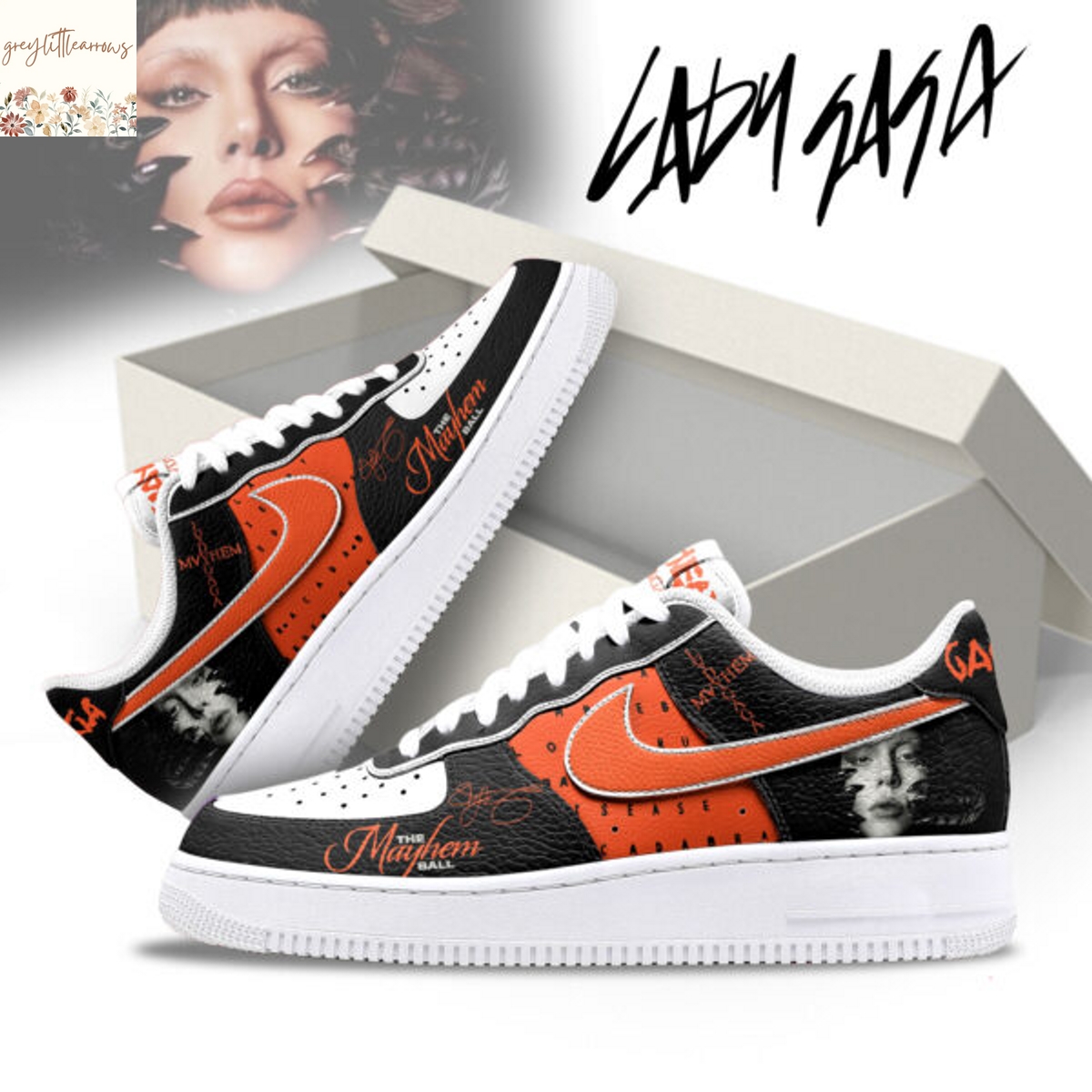 Lady Gaga The Mayhem Ball Signature Air Force 1 Lady Gaga The Mayhem Ball Signature Air Force 1