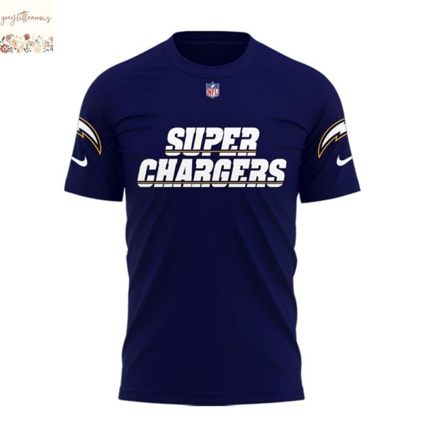 Los Angeles Chargers Super Chargers 3D T-Shirt