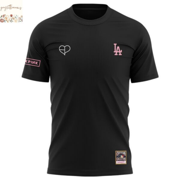 Los Angeles Dodgers x BlackPink 2025 Deadline World Tour 3D T-Shirt