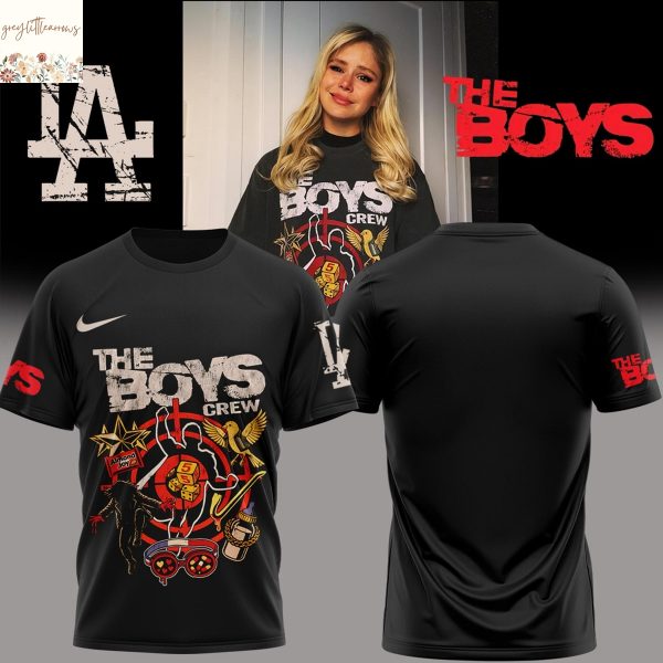 Los Angeles Dodgers x The Boys Crew 3D T-Shirt